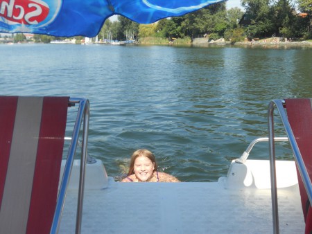 Boot fahren Alte Donau